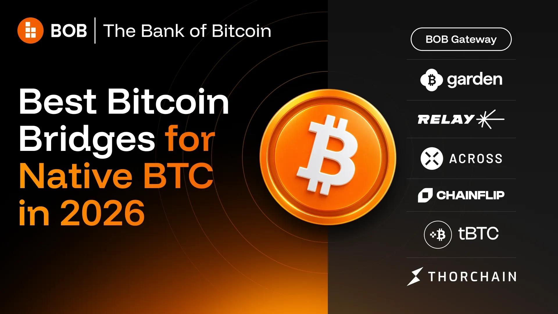 Best Bitcoin Bridges for Native BTC in 2026