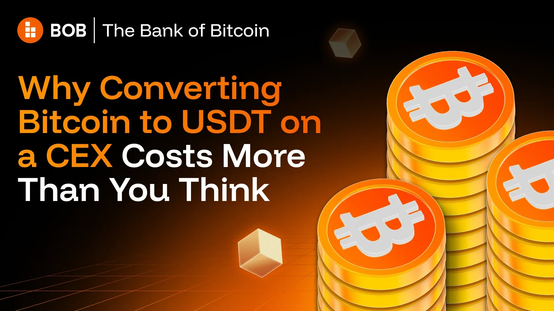 Why Converting BTC to USDT on a CEX Costs More Than You Think