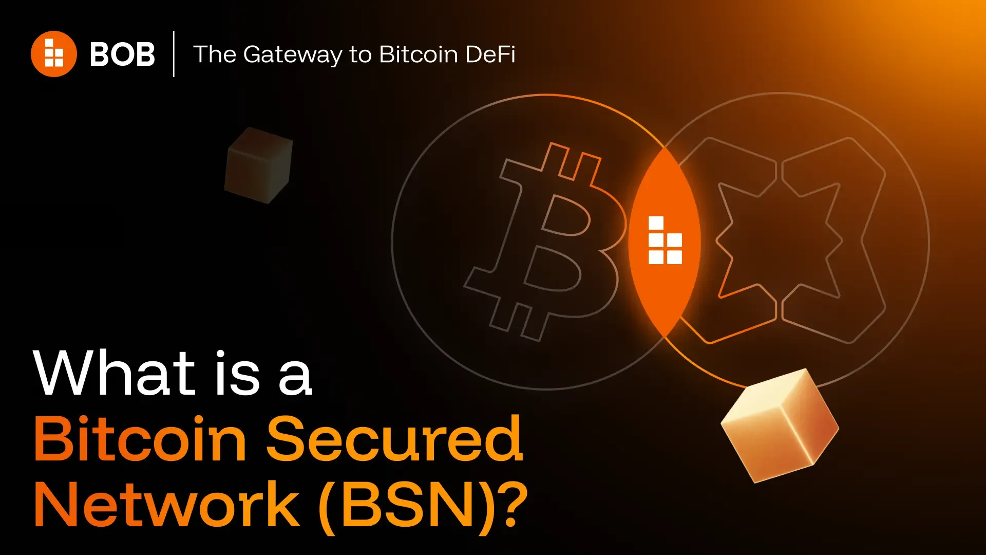What is a Bitcoin Secured Network (BSN)?