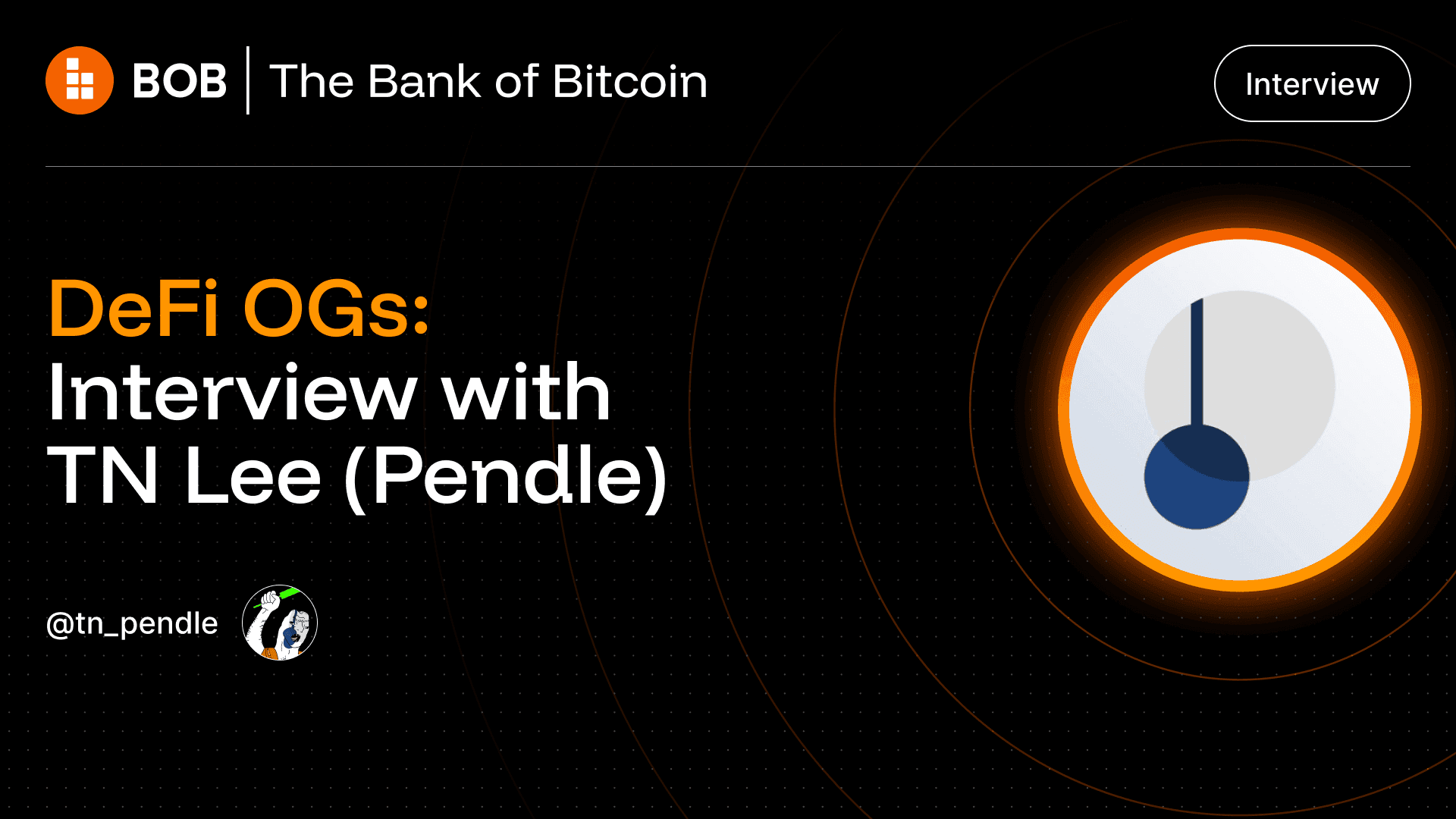 DeFi OGs: Interview with TN Lee - Pendle