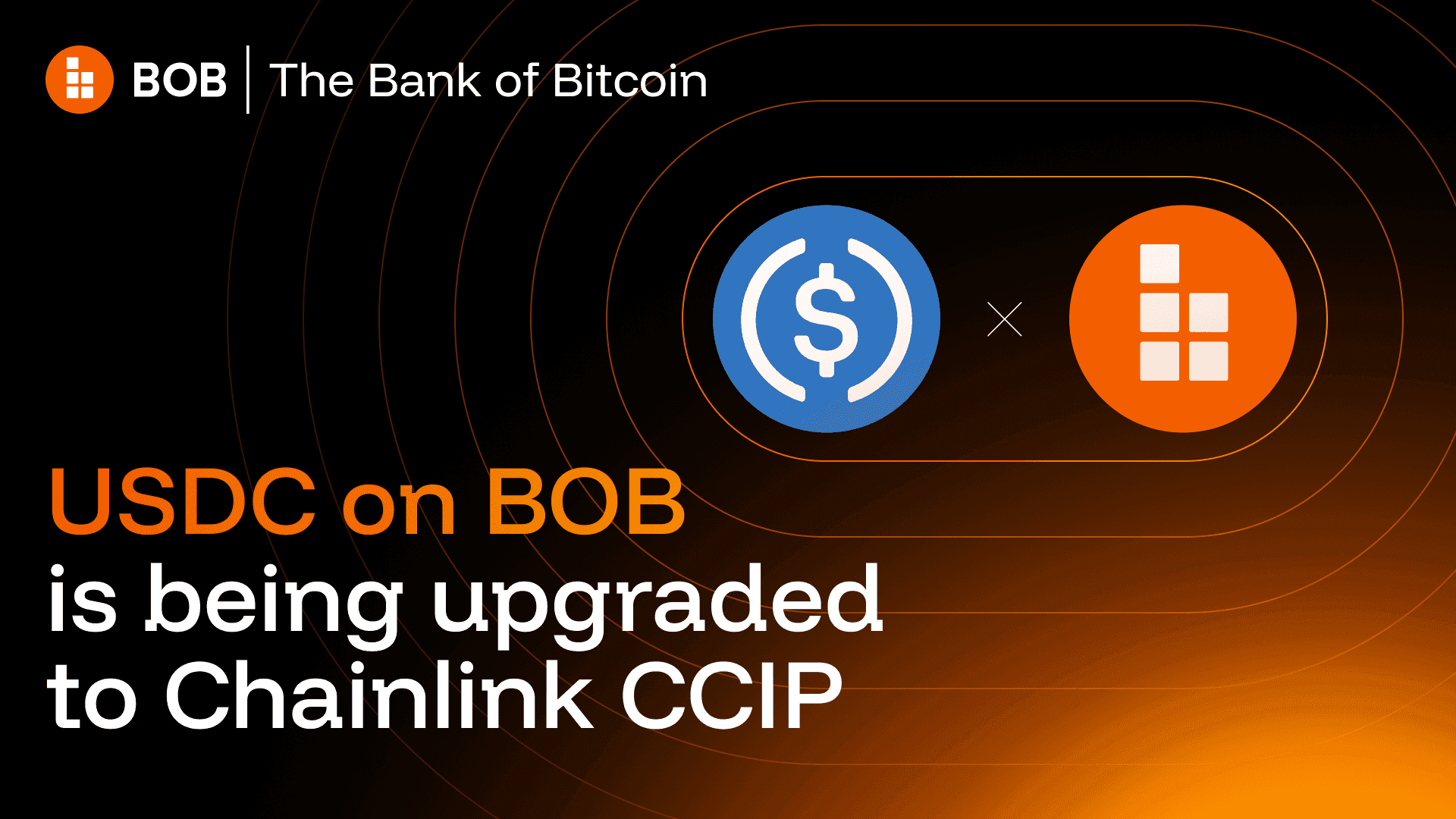 USDC on BOB is being upgraded to Chainlink CCIP
