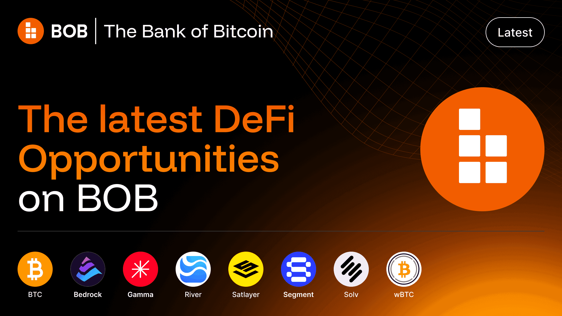 The latest Bitcoin DeFi opportunities on BOB - November 2025