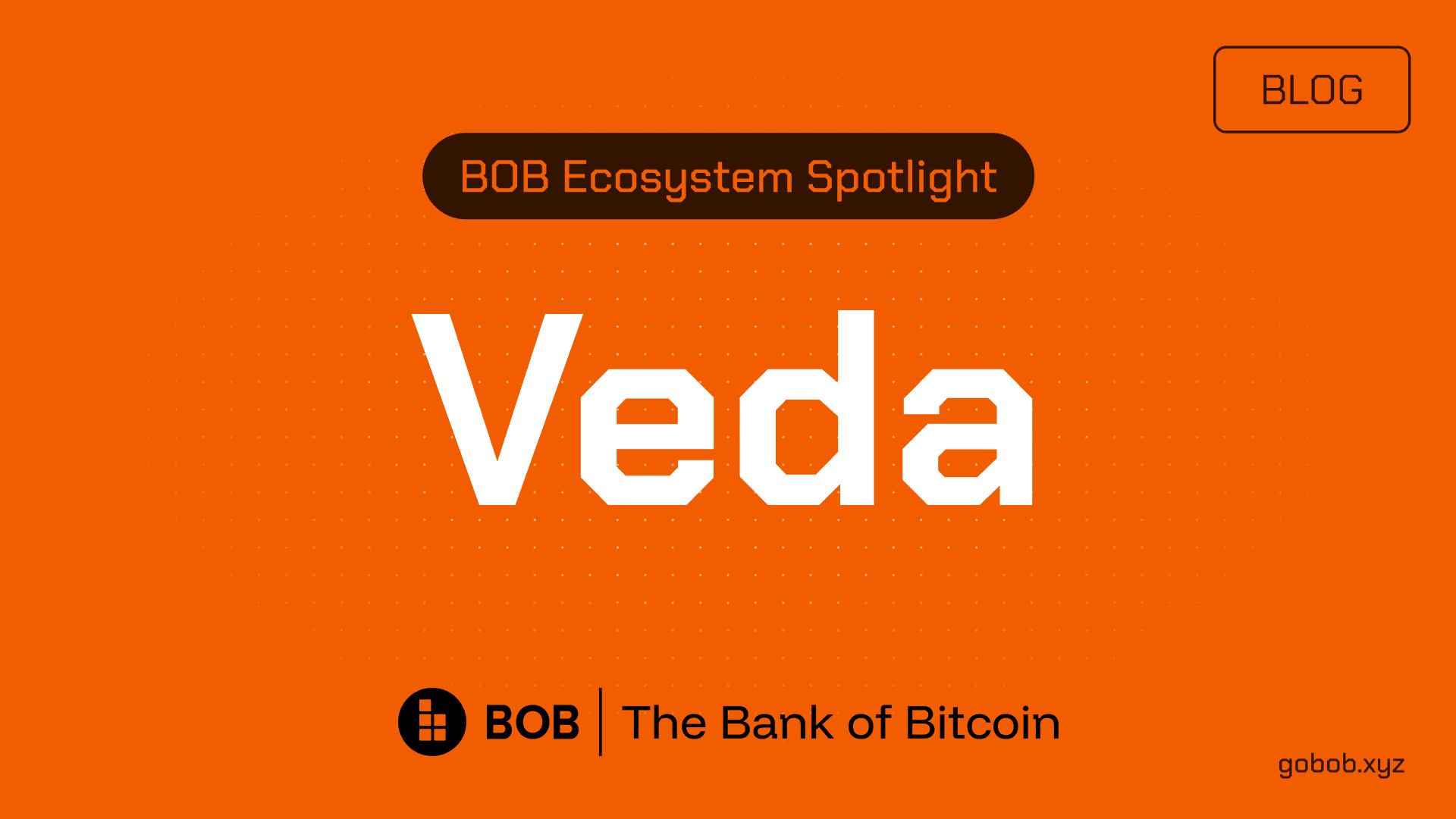 BOB Ecosystem Spotlight #03 - Veda