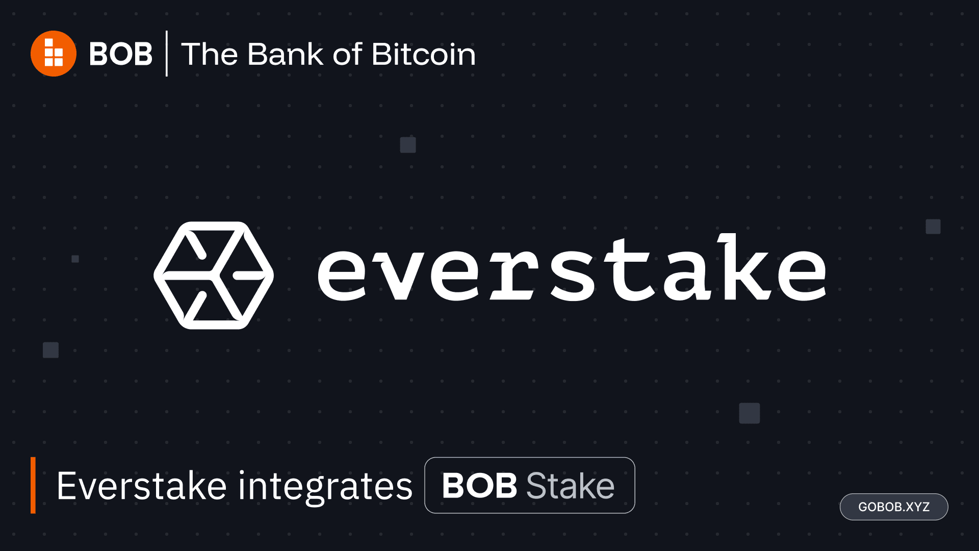 Everstake staking platform integrates 1-click Bitcoin staking by BOB