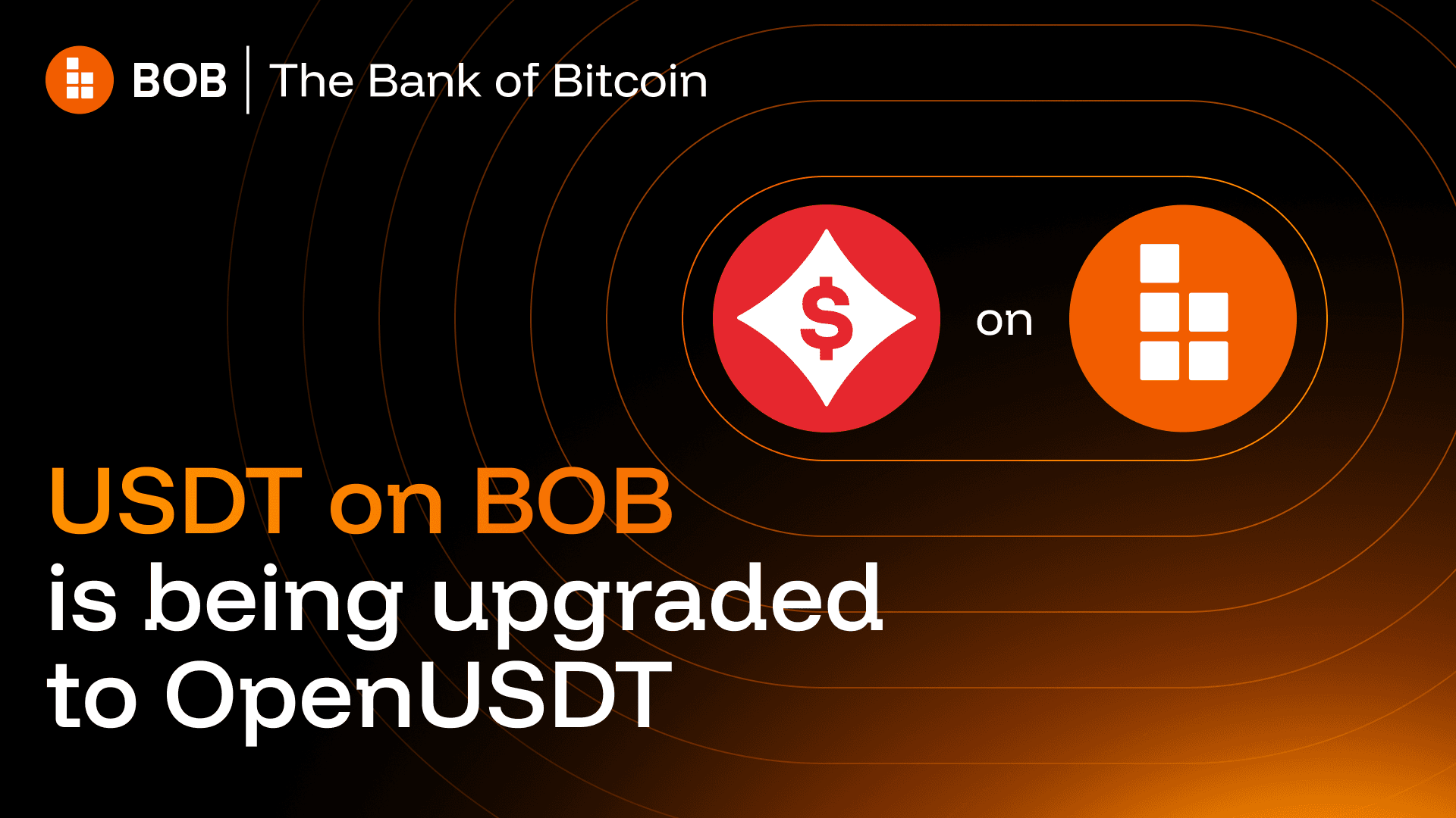 USDT on BOB is being upgraded to OpenUSDT