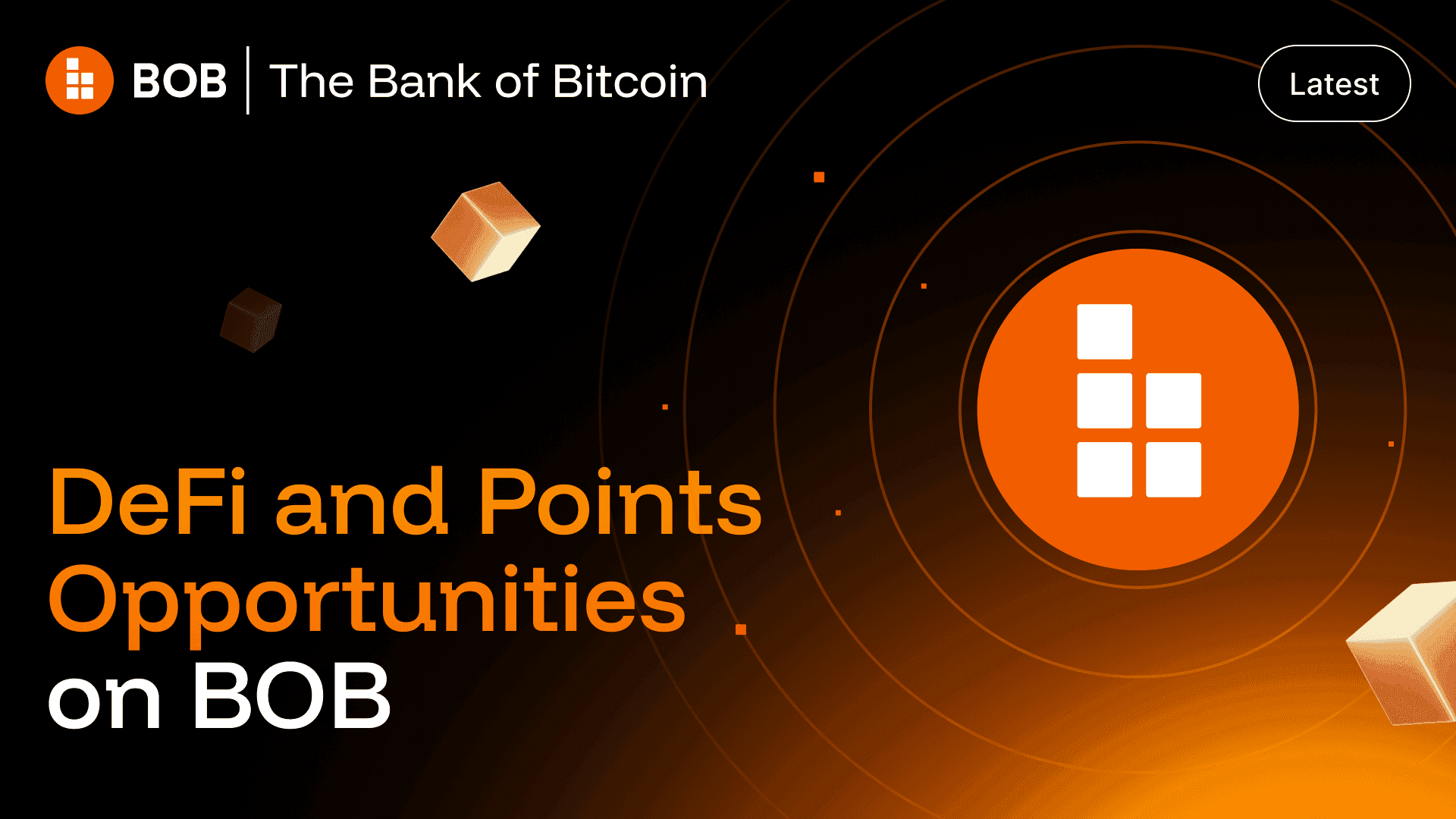 The latest BTCFi opportunities on BOB - September 2025