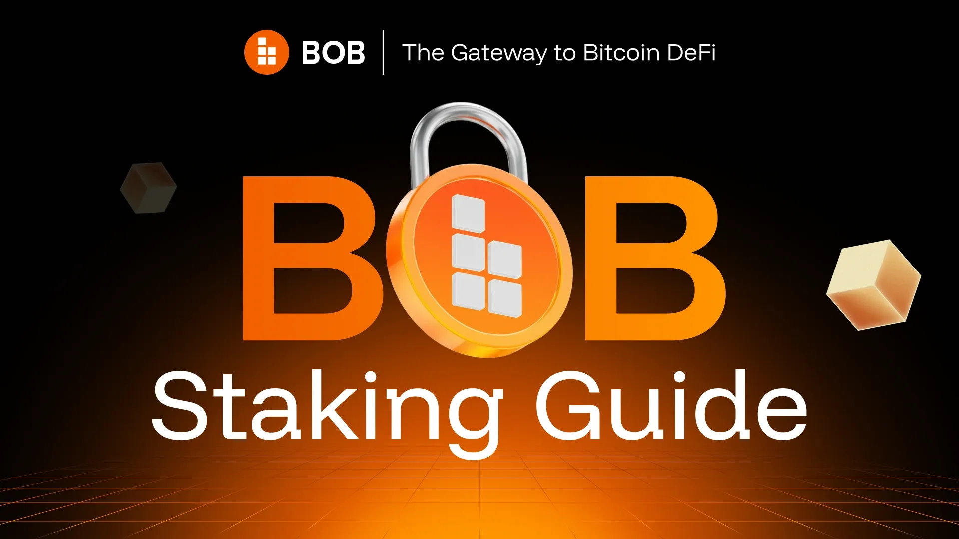 BOB Staking Guide