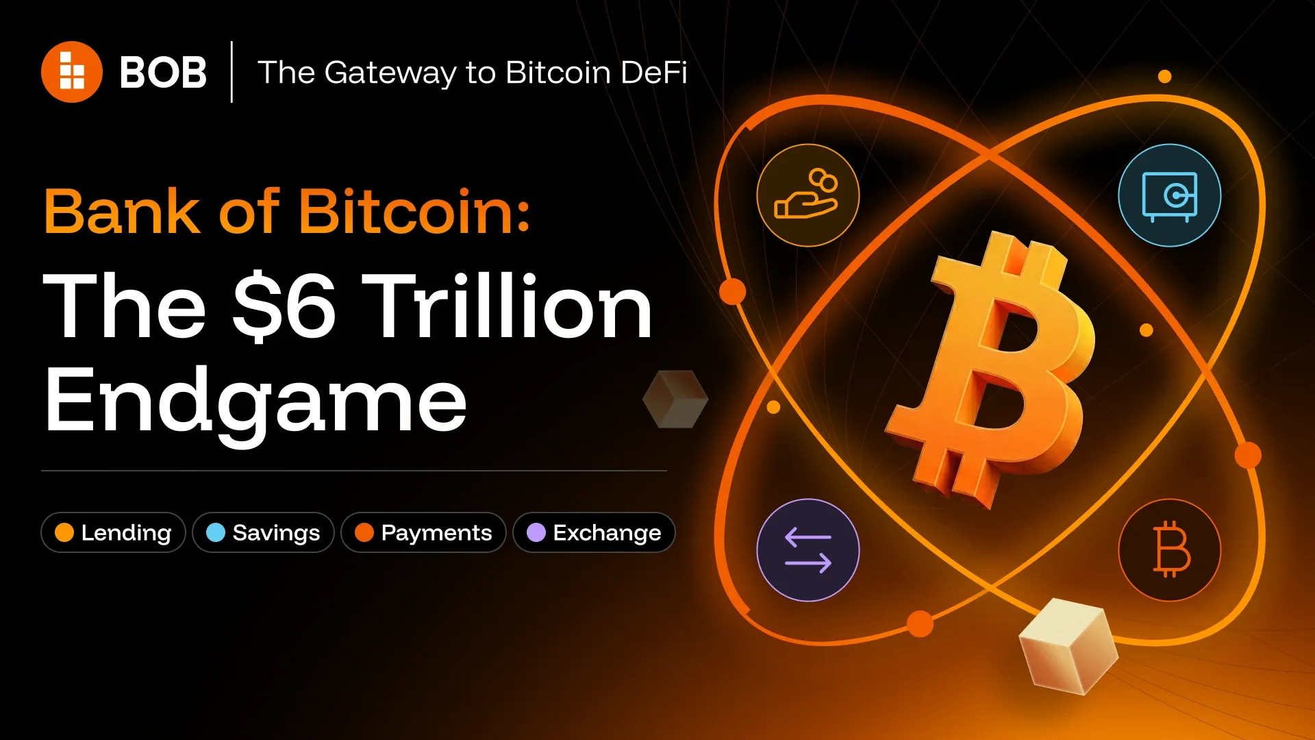 Bank of Bitcoin: BOB’s $6 Trillion Endgame