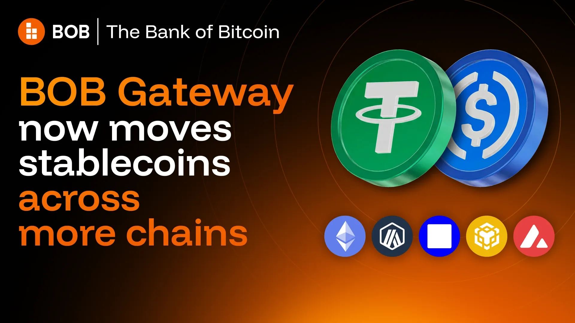 BOB Gateway now moves stablecoins across more chains