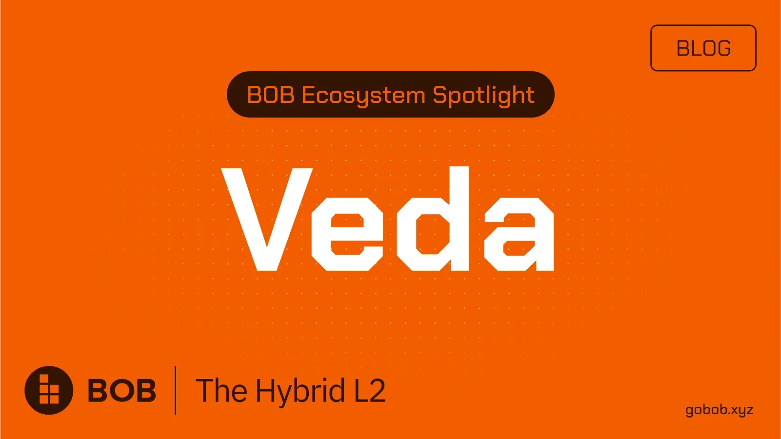 BOB Ecosystem Spotlight #03 - Veda