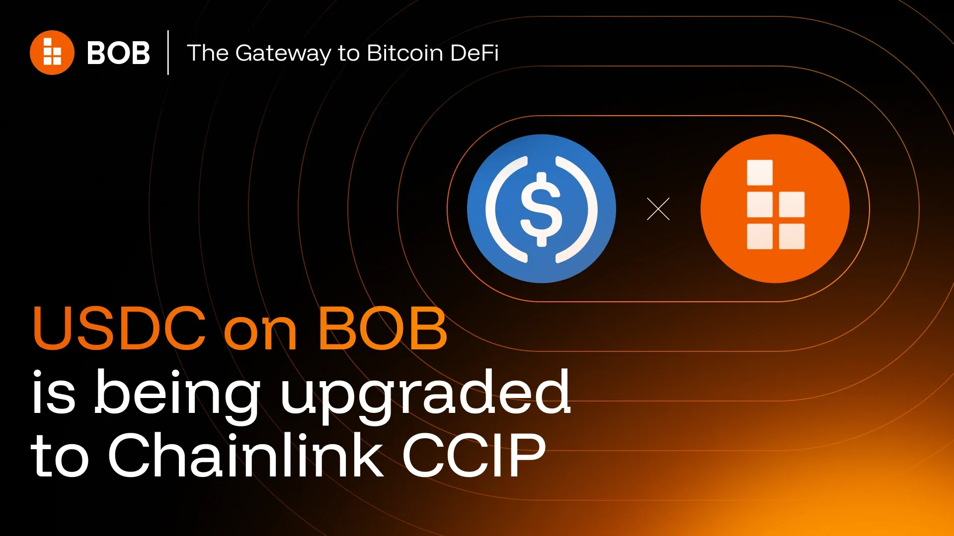 USDC on BOB is being upgraded to Chainlink CCIP
